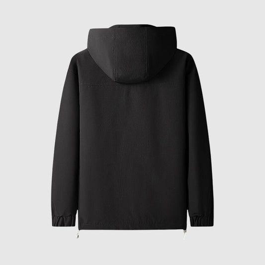 WW | Winddicht Herrenjacke Mit Reißverschlusstaschen Stilvoll Und Funktional