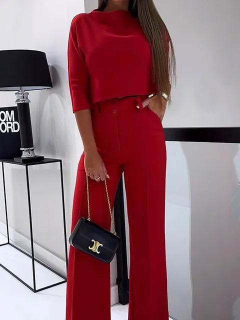Merche Ärmel und weite Hosen im eleganten Slim-Look
