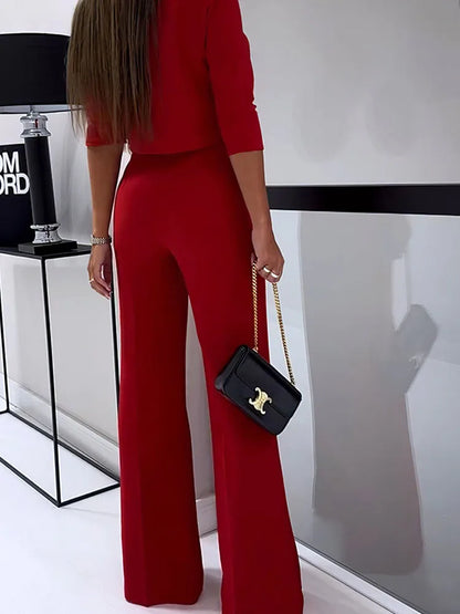 Merche Ärmel und weite Hosen im eleganten Slim-Look