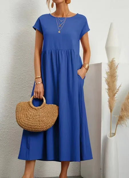 einfarbiges Kleid | Darcy