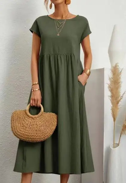einfarbiges Kleid | Darcy
