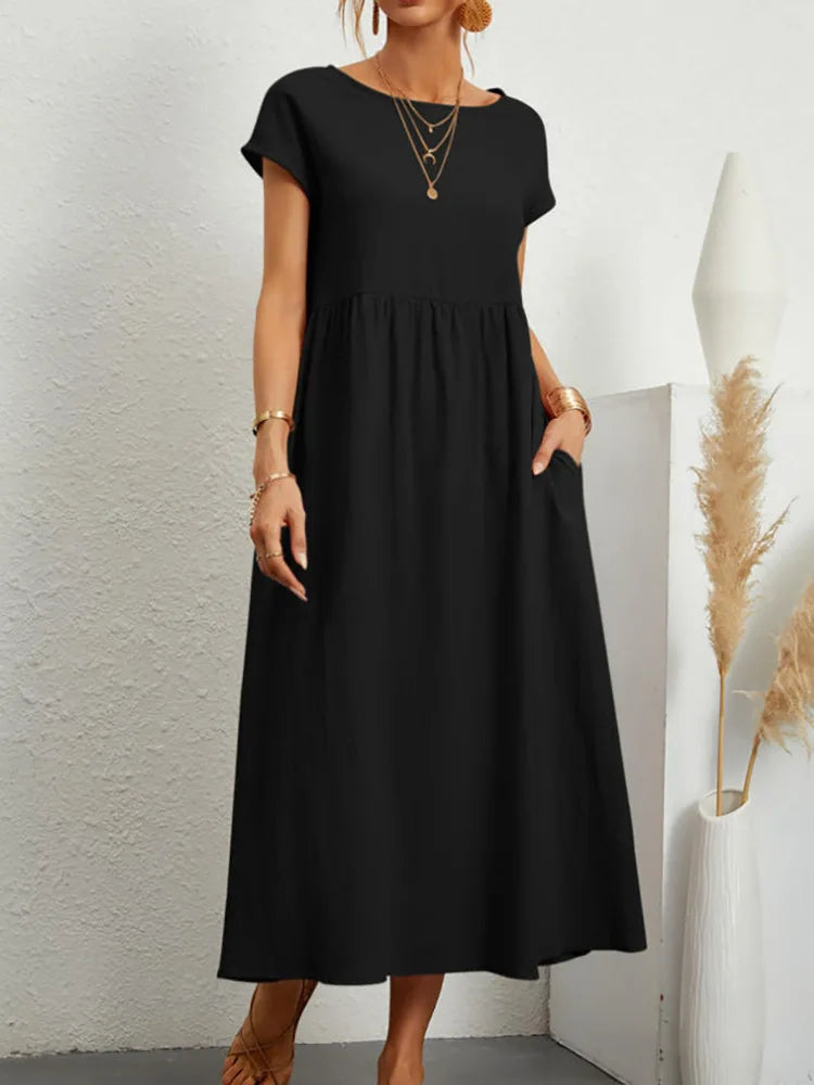 einfarbiges Kleid | Darcy