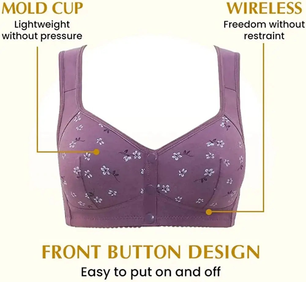 JoyFit™ - Comfortable & Convenient Front Button Bra