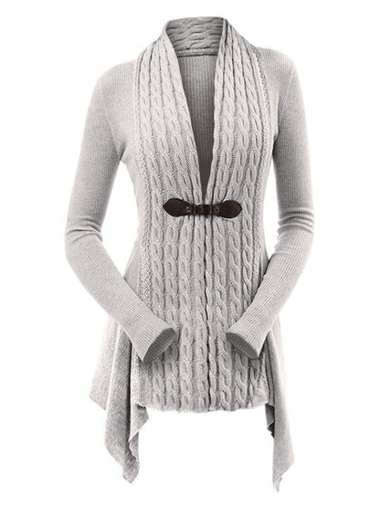 WW | Warmer Damen Wollstrickjacke Mit Zeitlosem Stil