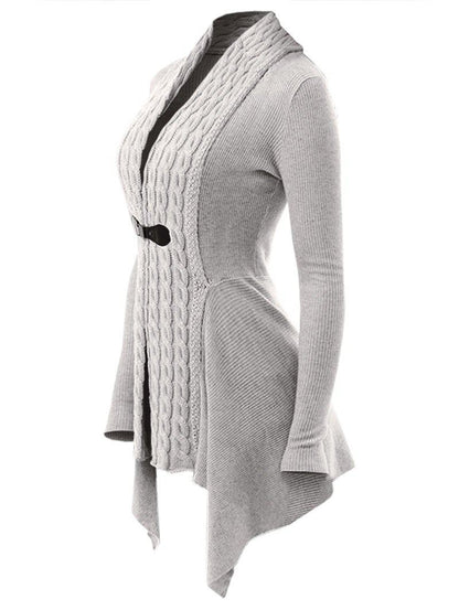 WW | Warmer Damen Wollstrickjacke Mit Zeitlosem Stil