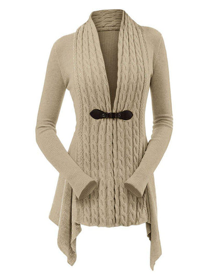 WW | Warmer Damen Wollstrickjacke Mit Zeitlosem Stil