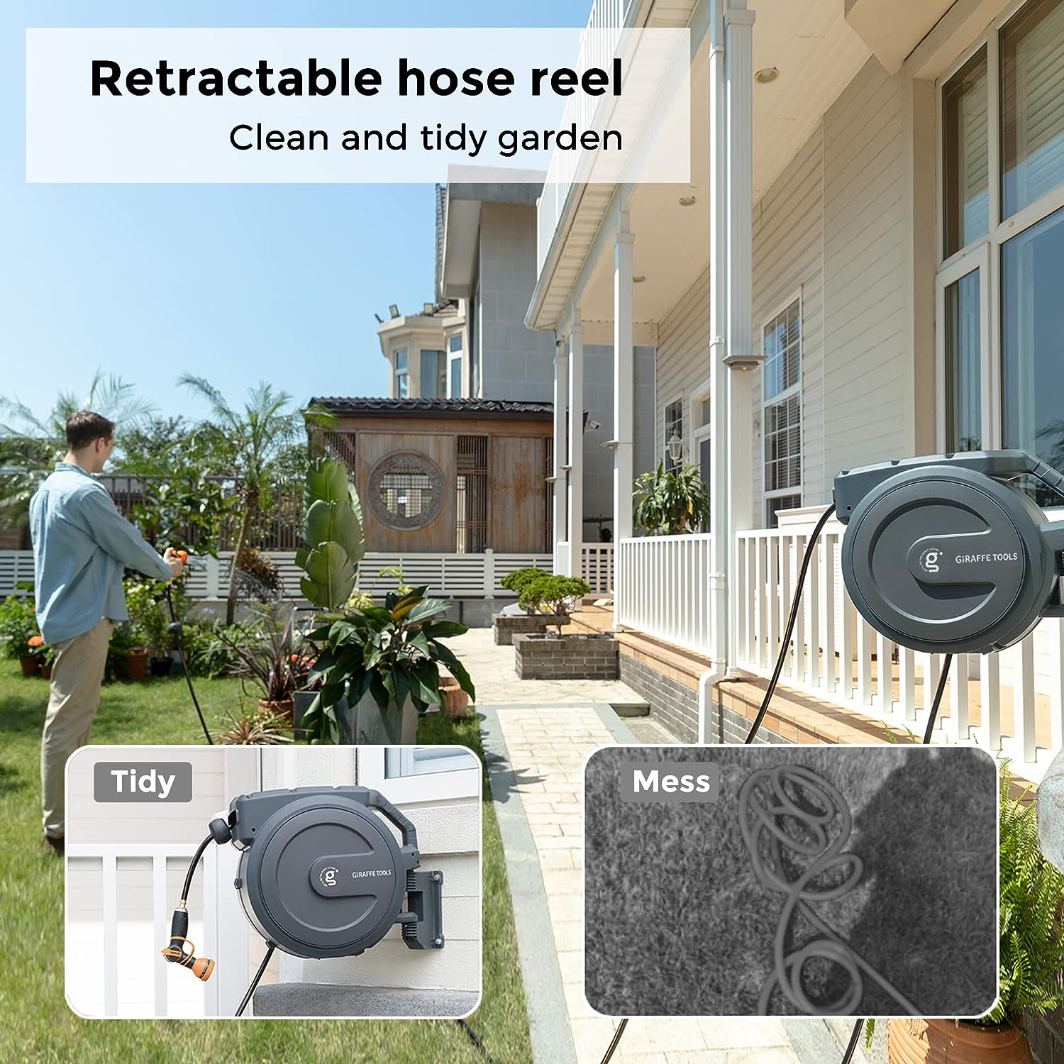 Spool™ - Retractable Garden Hose Reel