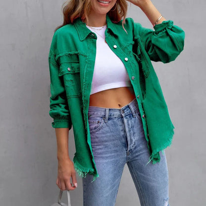 WW | Zerrissene Jeanjacke
