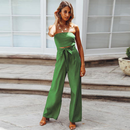 Merche Tube Jumpsuit mit fester Farbe ideal für den Sommer