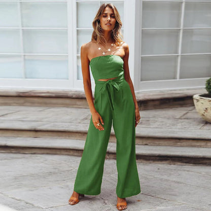 Merche Tube Jumpsuit mit fester Farbe ideal für den Sommer
