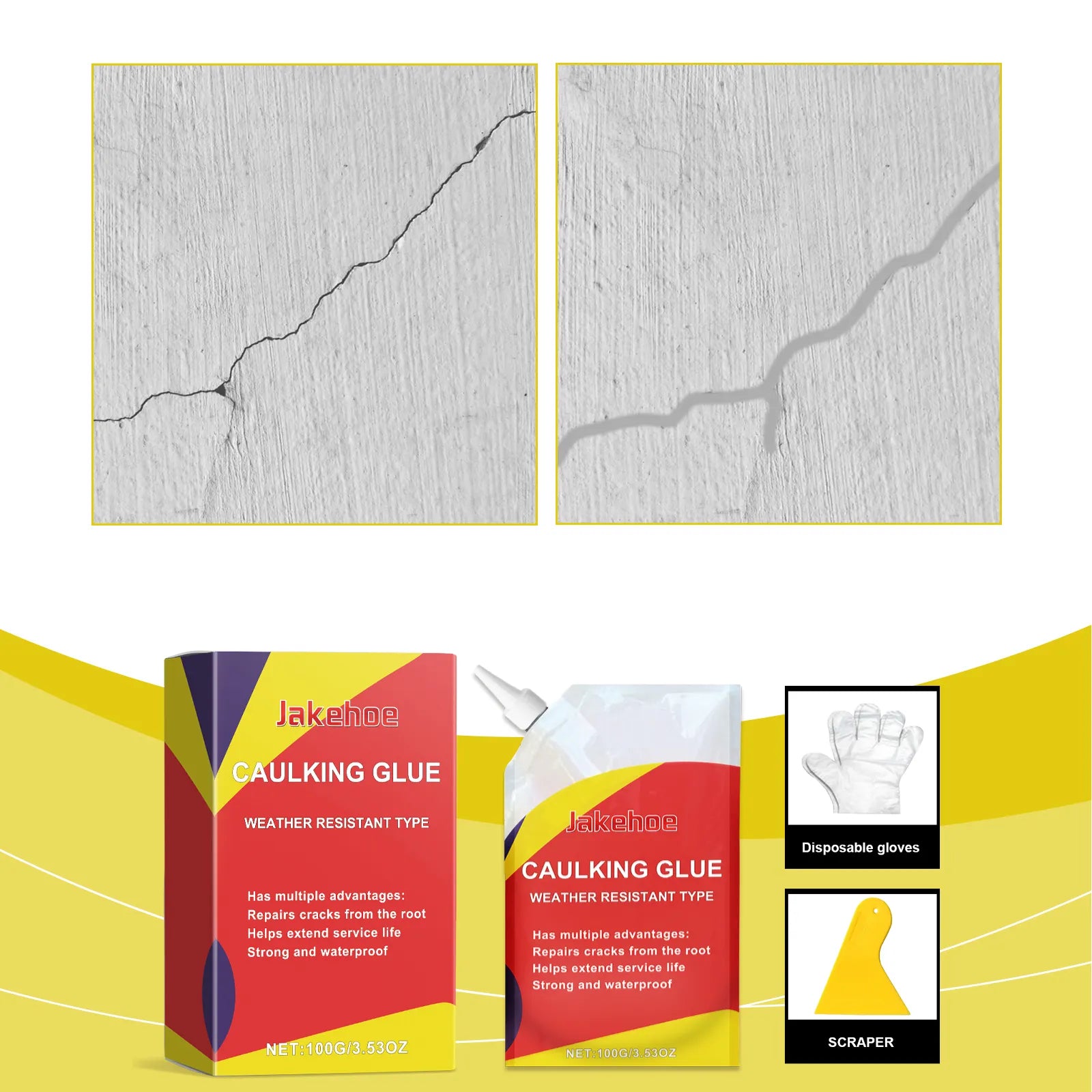 ViSeal™ - Slab Concrete Crack Waterproof Repair Sealant | Free Shipping Today!