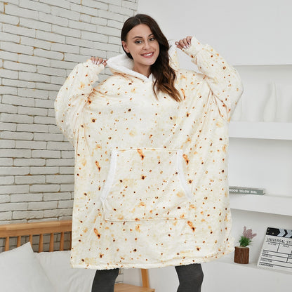 WW | Weicher Kapuzenpulli Und Bequeme Decke in Einem!