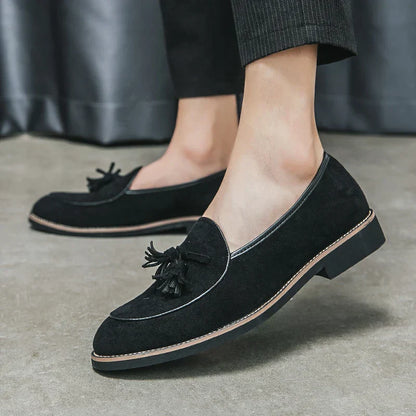 Comfort - Wildleder-Loafer mit Quasten
