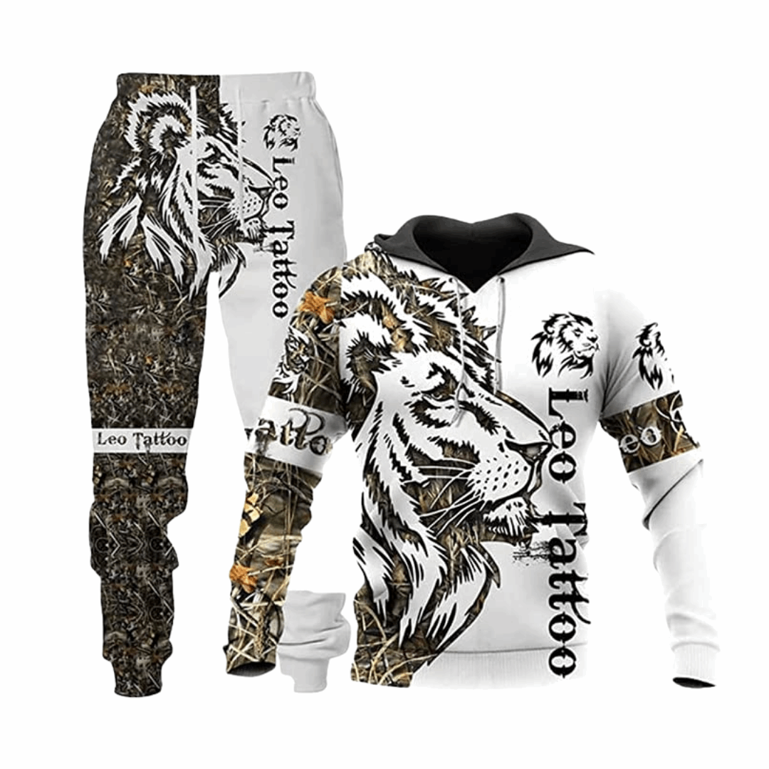 Merche Jogginganzug mit Löwenprint