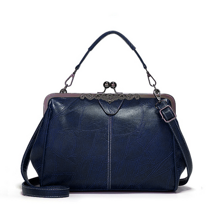 WW | Weinlese Handtasche Mit Klappverschluss