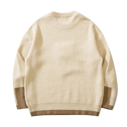 Strickpullover mit Snack-Patch-Detail