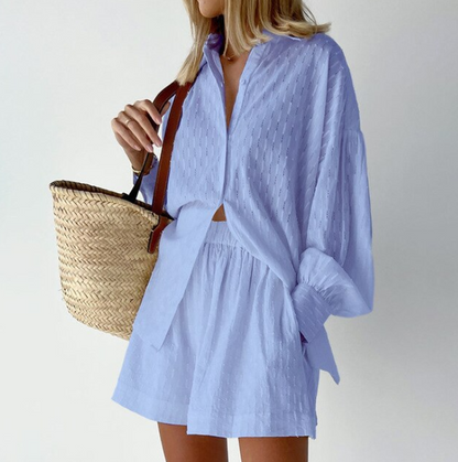 Merche Color Loose Komfortable Set perfekt für stilvollen Auftritt für den Sommer