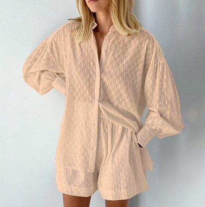 Merche Color Loose Komfortable Set perfekt für stilvollen Auftritt für den Sommer