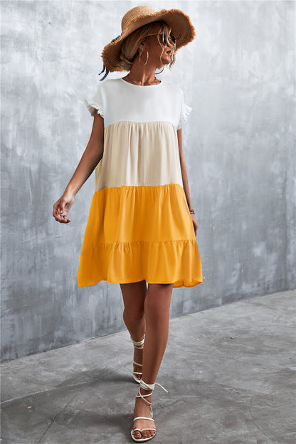 Sommerliches buntes Kleid für Damen