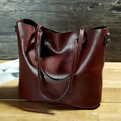 WW | Zeitlose Weinlese Lederhandtasche