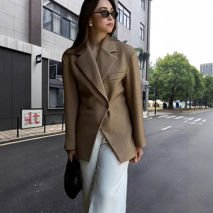 Damen Eleganter Oversized Blazer Merchesia