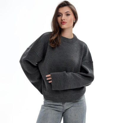 Damen Großer Sweater im legeren Schnitt Merchesia