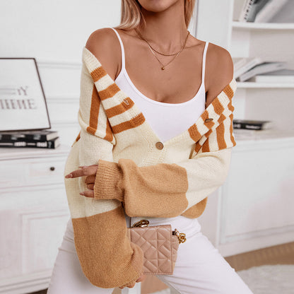 Damen Layering Strickjacke Merchesia