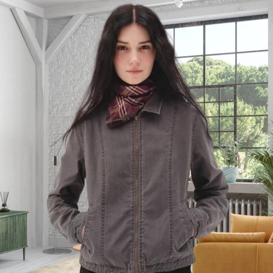 Damen Freizeitjacke mit lässigem Schnitt und praktischen Taschen Merchesia