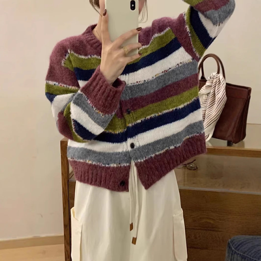 Damen modischer Strickcardigan Merchesia