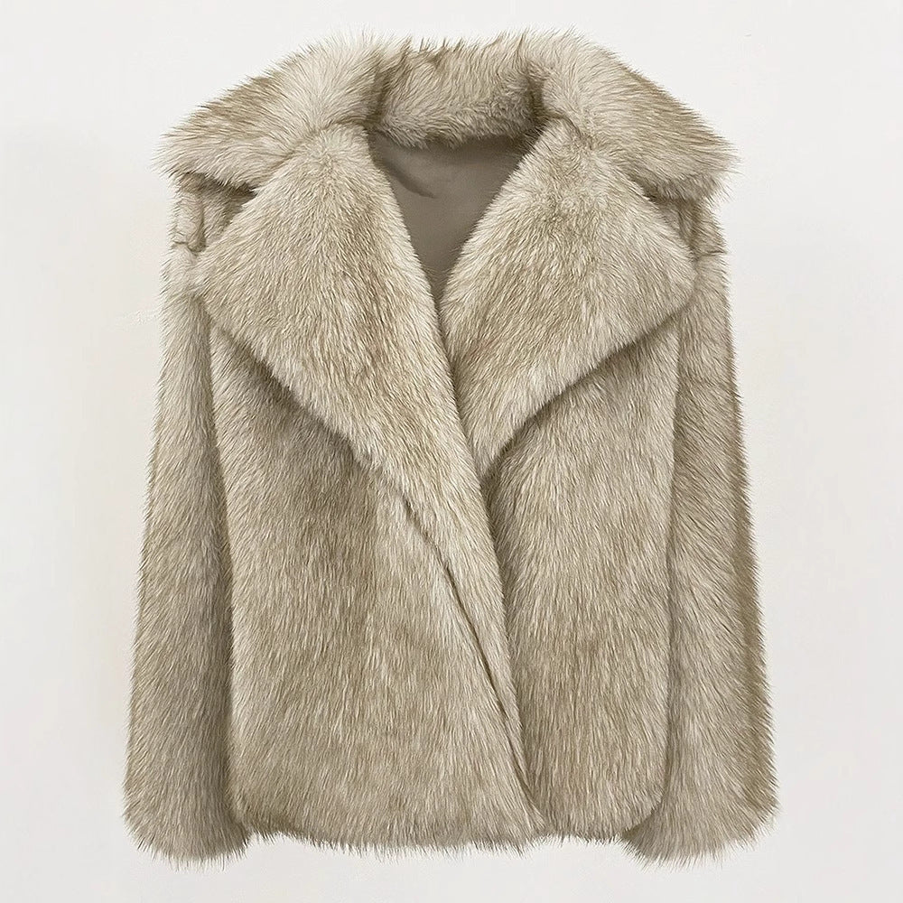 Damen Kunstpelz-Jacke Merchesia