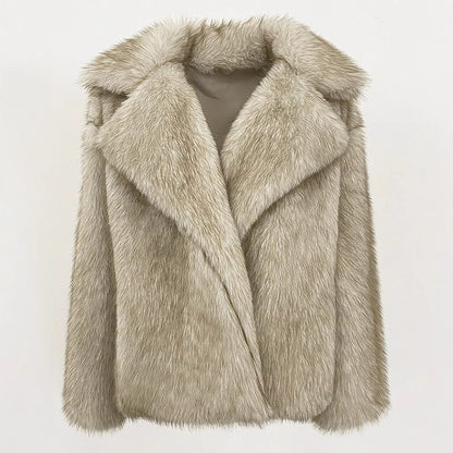 Damen Kunstpelz-Jacke Merchesia