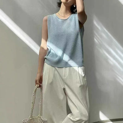 Damen lässiges Stricktop Merchesia