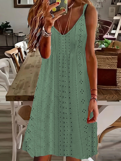 Merche | Sommeroberteile Für Frauen Aus Einfarbigem, Durchbrochenem Jacquard Mit Trägern