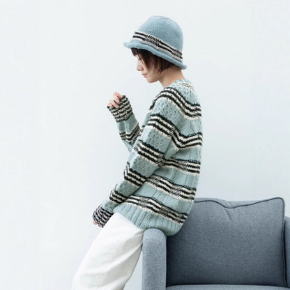 Damen gestrickter Pullover Merchesia