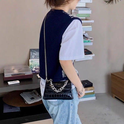 Damen modische Strickweste Merchesia