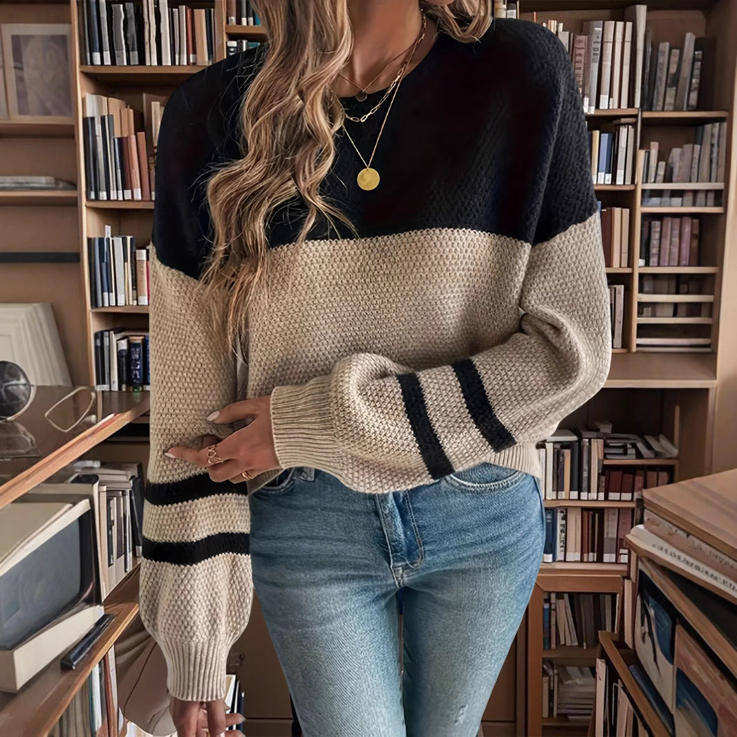 Damen hochwertiger, gestrickter Pullover Merchesia