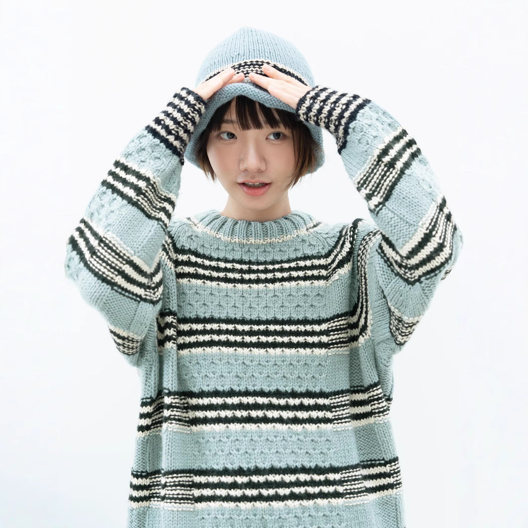 Damen gestrickter Pullover Merchesia