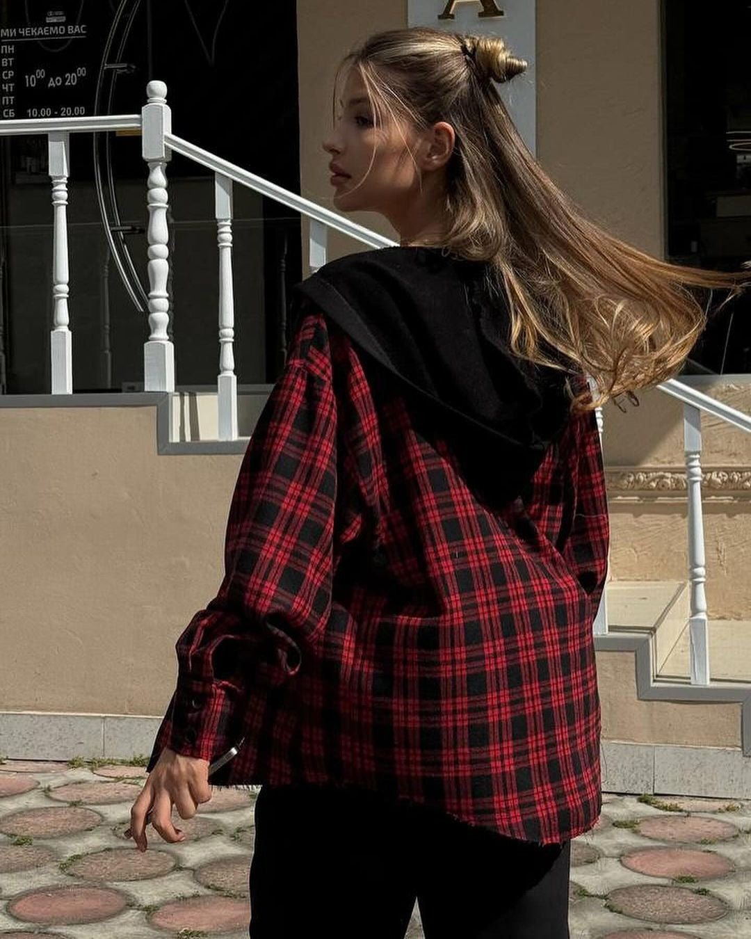 Damen Urbaner Oversized Shirtjacke mit Leopardenmuster Merchesia