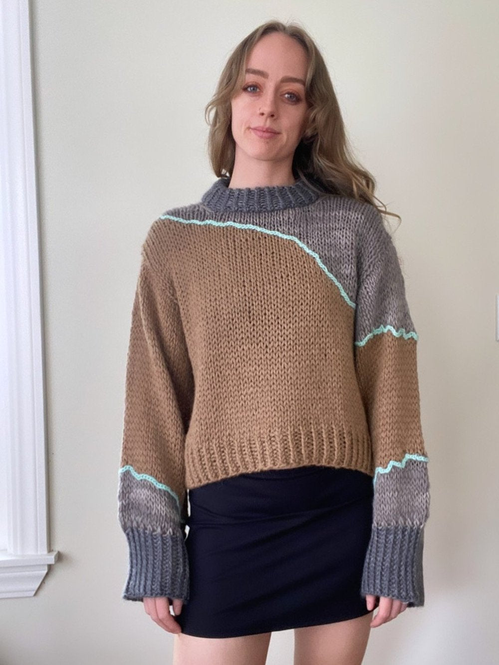 Damen Grobstrickpullover Merchesia