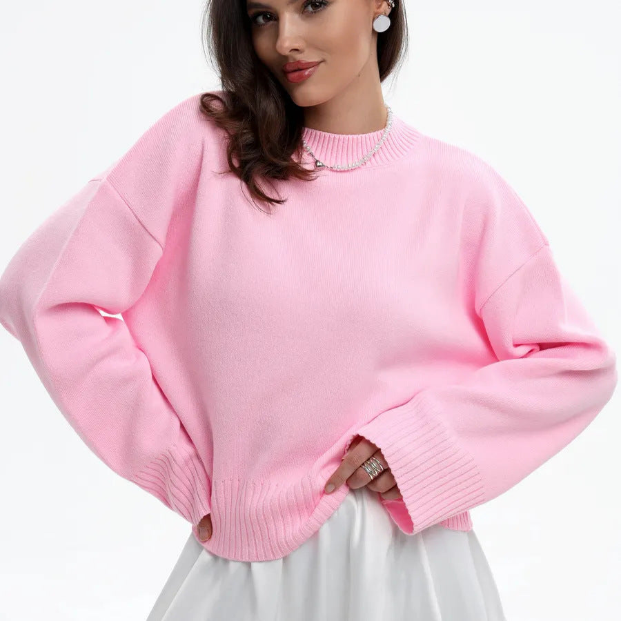 Damen Großer Sweater im legeren Schnitt Merchesia