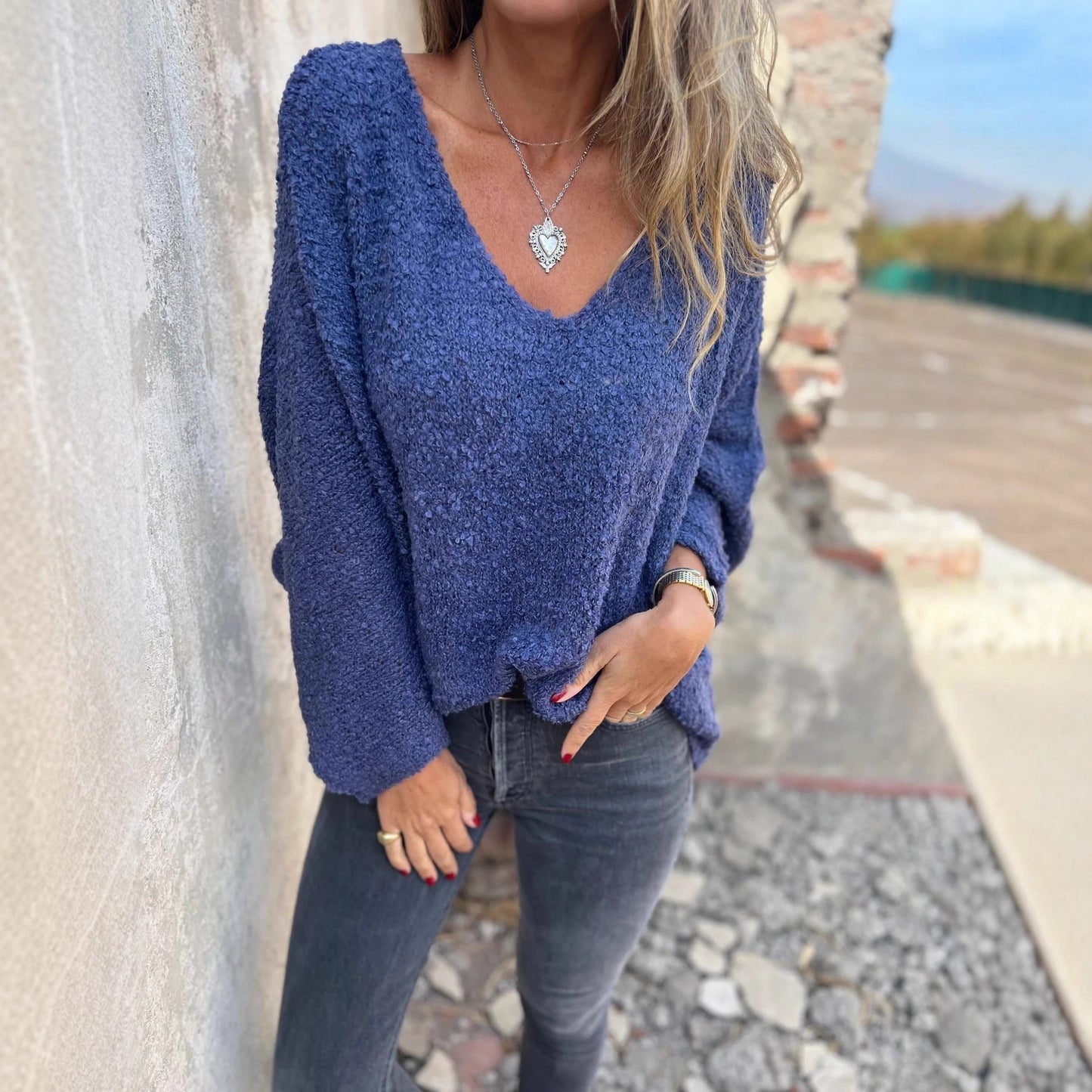 Damen kuscheliger Pullover Merchesia