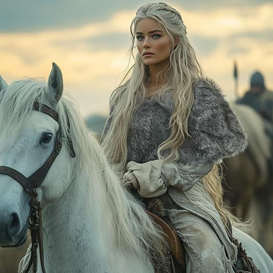 Damen hochwertige Winterjacke mit Pelzkragen Merchesia