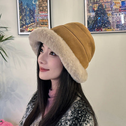 Damen Kuschelige und elegante Fellmütze Merchesia