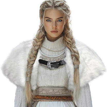 Damen hochwertige Winterjacke mit Pelzkragen Merchesia