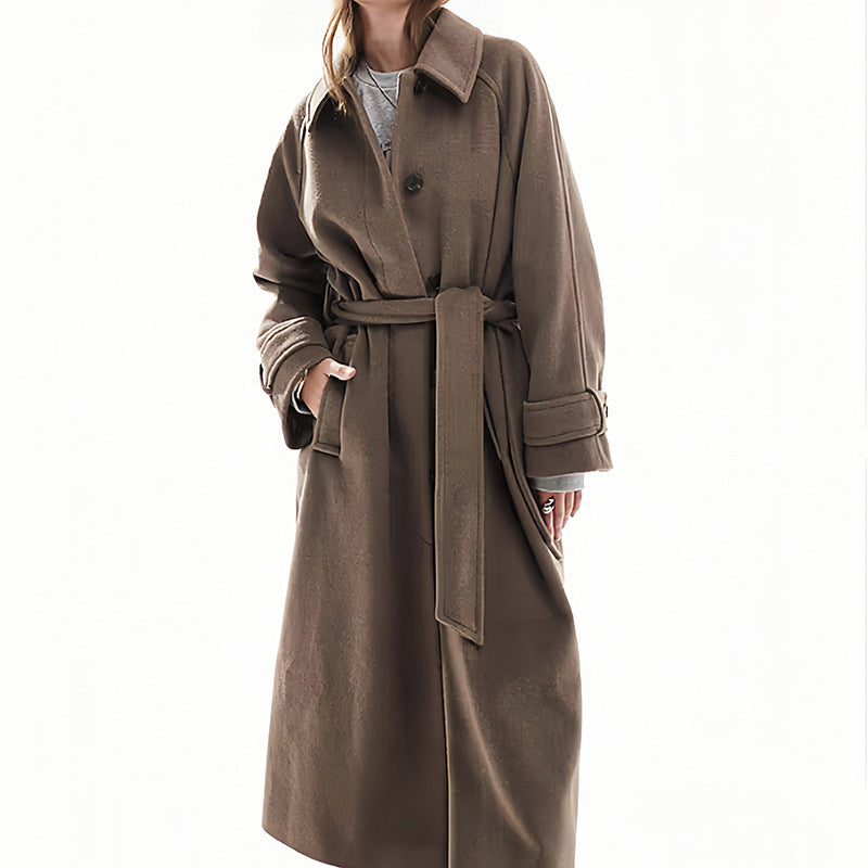 Damen Eleganter und hochwertiger Trenchcoat Merchesia