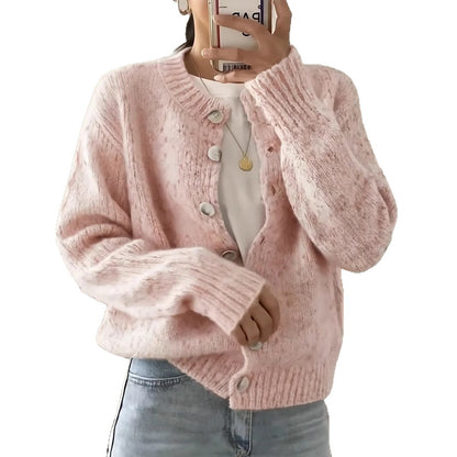 Damen Kuschelige Strickjacke Merchesia