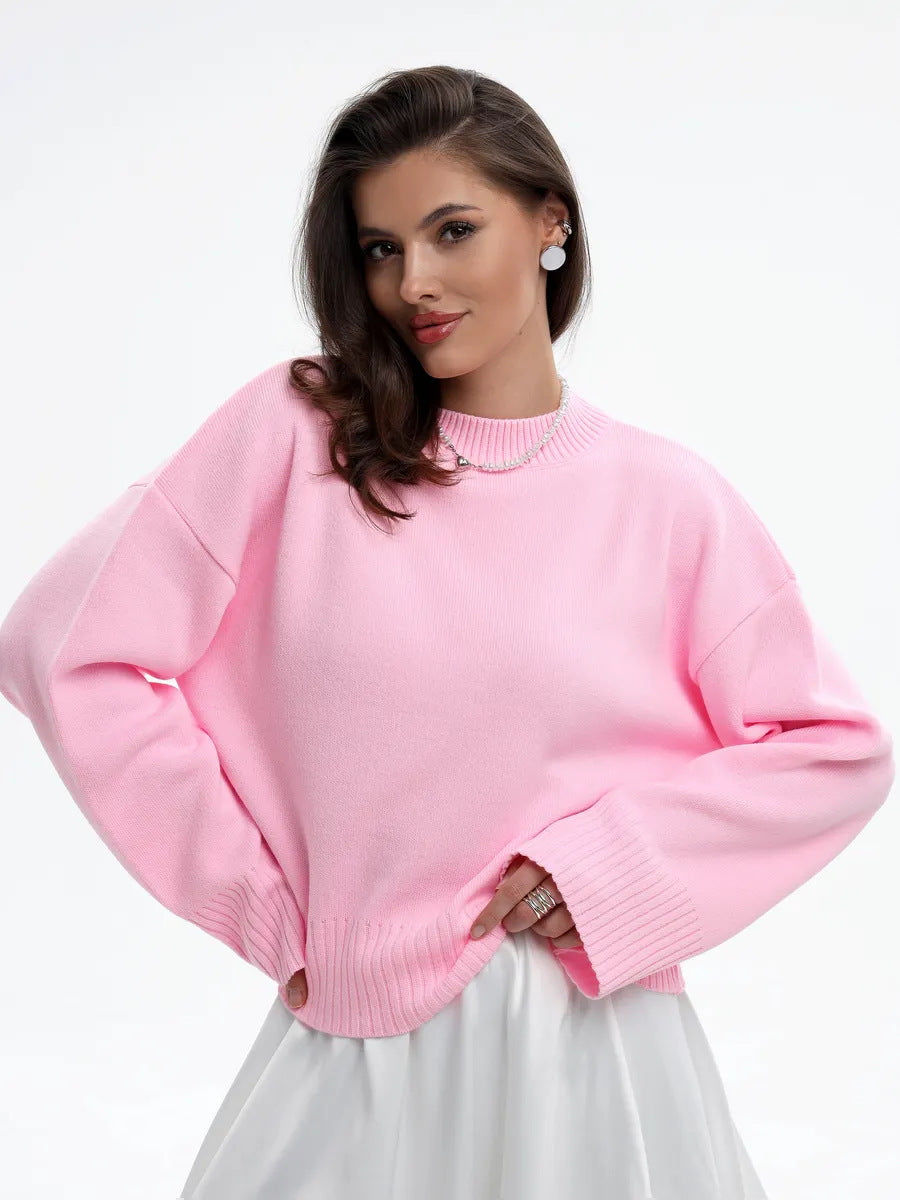 Damen Großer Sweater im legeren Schnitt Merchesia