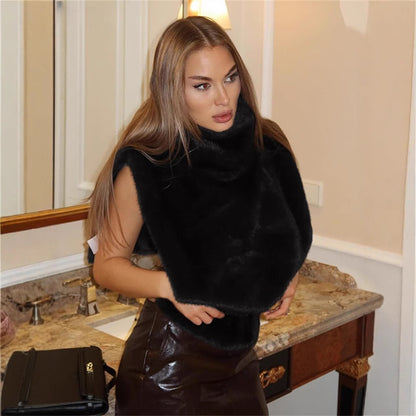 Damen Elegante und kuschelige Weste Merchesia