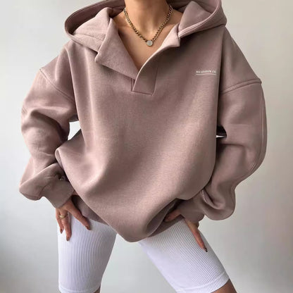 Damen Oversized Kapuzenpullover aus nachhaltigem Material Merchesia