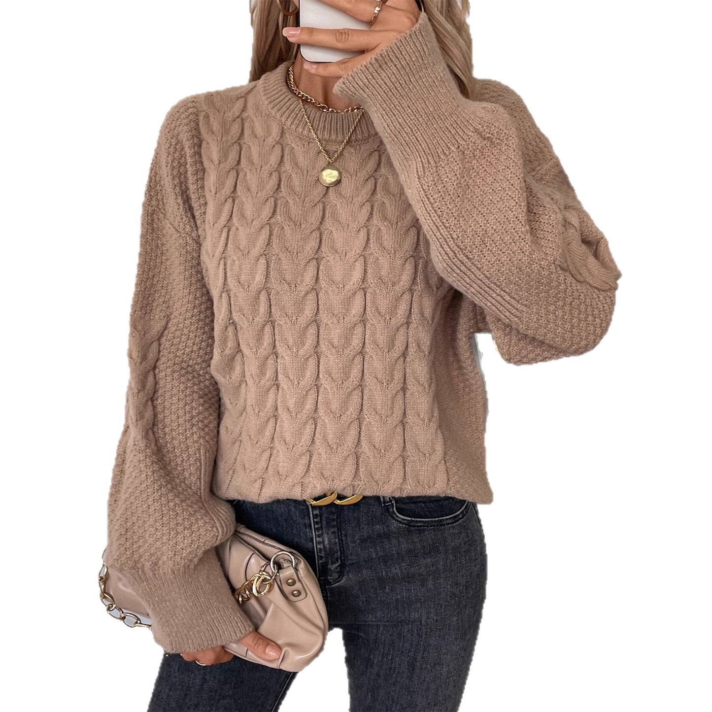 Damen Strickpullover Merchesia